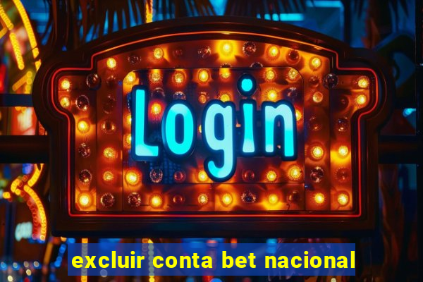 excluir conta bet nacional